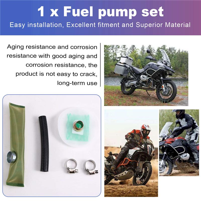 ABTC-Petrol Pump Fuel Pump With Fuel Filter Strainer 16141341231 For BMW GS K R K1 K75 1100 1150 1200 R100 K1100 RT LT ECE