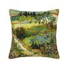 Van Gogh Wheatfield with a Reaper Pillowcase Cushion Cover Gift Oil Painting Throw Pillow Case Cover Home Wholesale 45*45cm