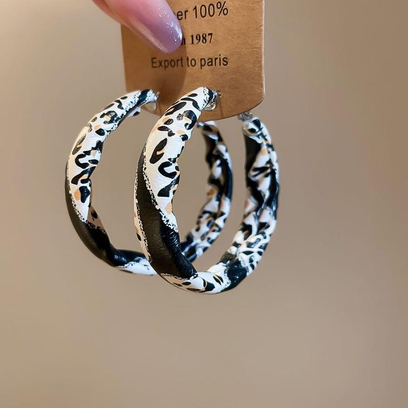 Silver Needle Black Crystal Geometric Stud Earrings Niche Versatile Earrings Temperament Light Luxury Premium Earrings