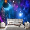 Galaxy Wallpaper Starry Sky 3d Mural Living Room Bedroom Planet Galaxy Wall Mural Home Decor