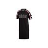 Originals Sports Lifestyle Breathable Casual Short Sleeve Dress Women Black DH4190