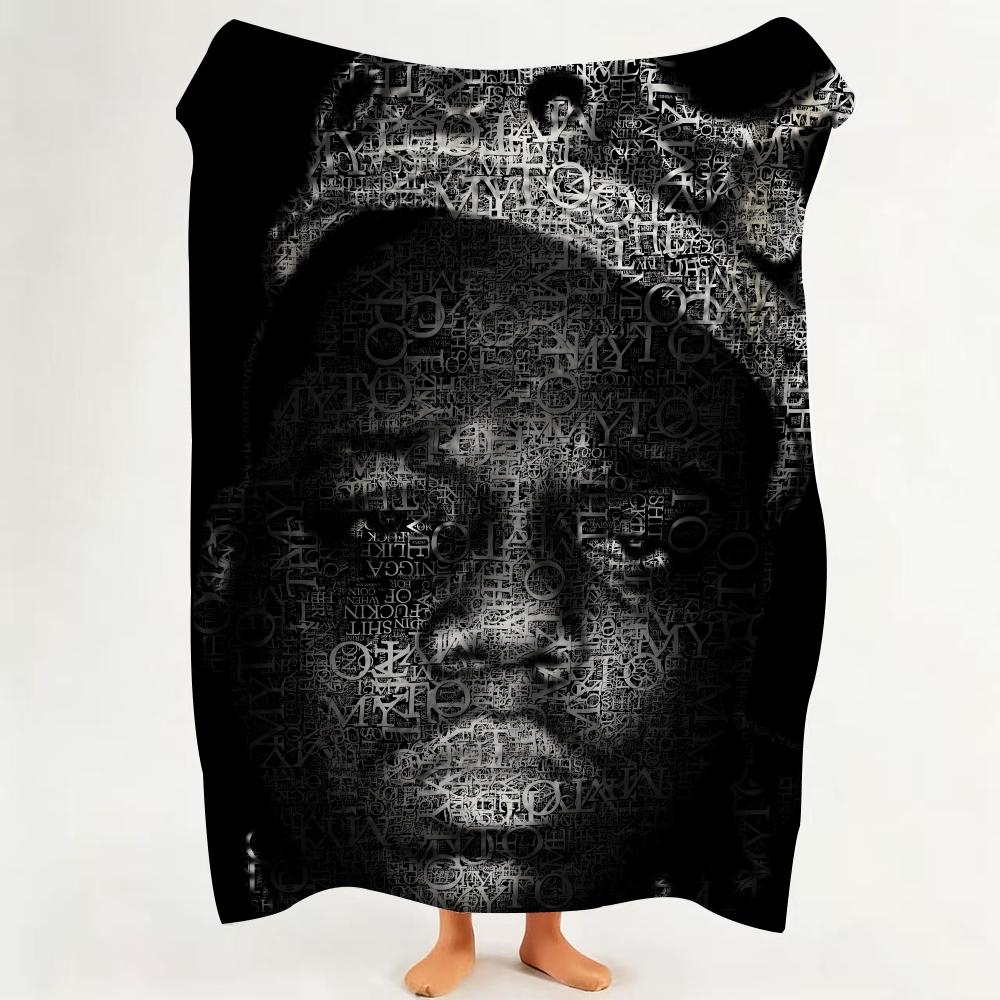 

Music TThe NNotorious BB.I.G Throw Flannel Throw Blanket Suitable for Sofa Living Room Bedroom 75cmx90cm