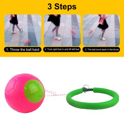 Glowing Bouncing Ball Lightweight Enhance Concentration Colorful Ankle Skip Swing Ball