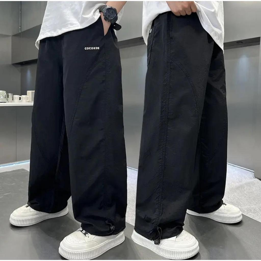 Boys' summer sweatpants 2026 new medium and older children's summer fashion casual pants children's straight pants boys pants