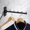 2026+ Movable Clothes Rack Drying Clothes Hanger Stainless Steel Rotatable Wall Mounted Indoor Balcony Space Saving
