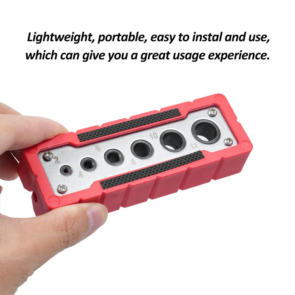 Hole Jig Drill Locator Woodworking Drilling   Woodworking Tools Woodworking Punch Positioner Dowel Kit Power Tool Accessory