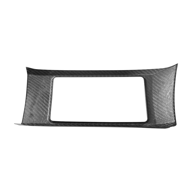 Real Carbon Fiber Console Central CD Player Cover Trim Panel Frame For Toyota GT86 For Subaru BRZ 2012-2020