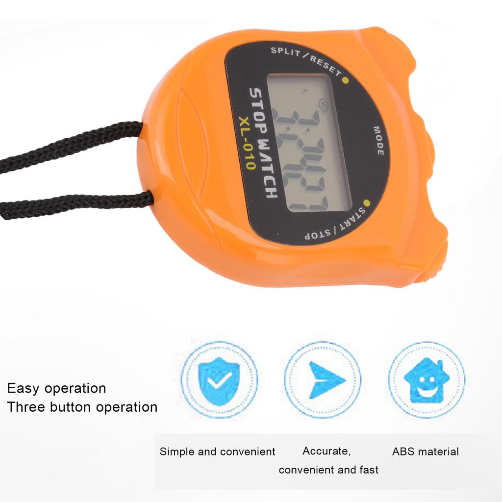 Referee Digital Stop Watch Timer Waterproof Multi Functions 140mAh Sports Stopwatch Timer for Running Racing