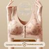 Seamless Plus Size Chinese Print Nursing Bra - Soft, Anti-Sag, Maternity Underwear