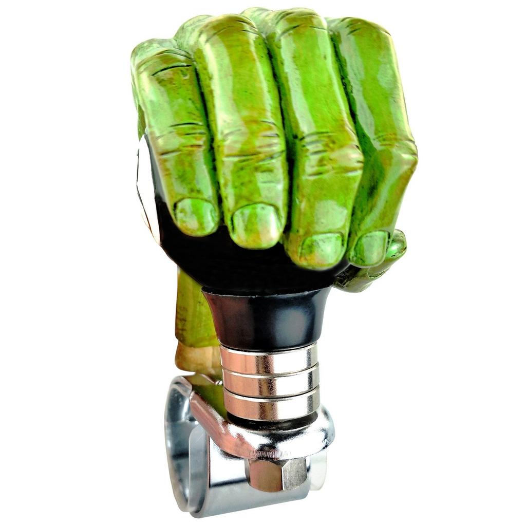 Lunsom Zielona Gałka Spinnera Kierownicy 8 Kulka Kontrolna Pomoc do Skręcania Uniwersalny Pojazd