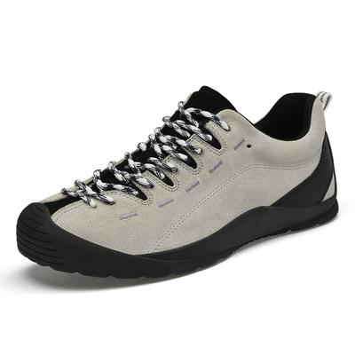 Herren Wildleder Wanderschuhe Rutschfest Schnürung Outdoor Sneaker Leichte Freizeit Trekking Schuhe