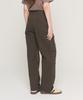 CARGOBROS FOR WOMAN Utility Work Cargo Pants (Brown)
