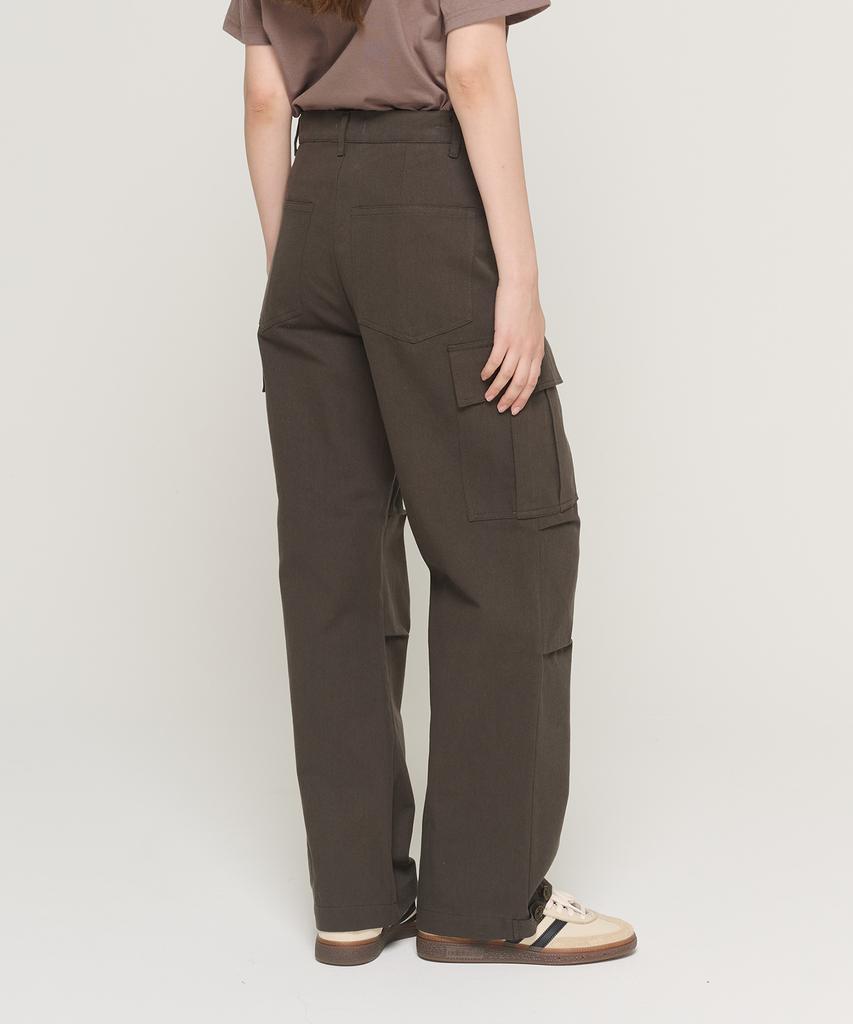 CARGOBROS FOR WOMAN Utility Work Cargo Pants (Brown)