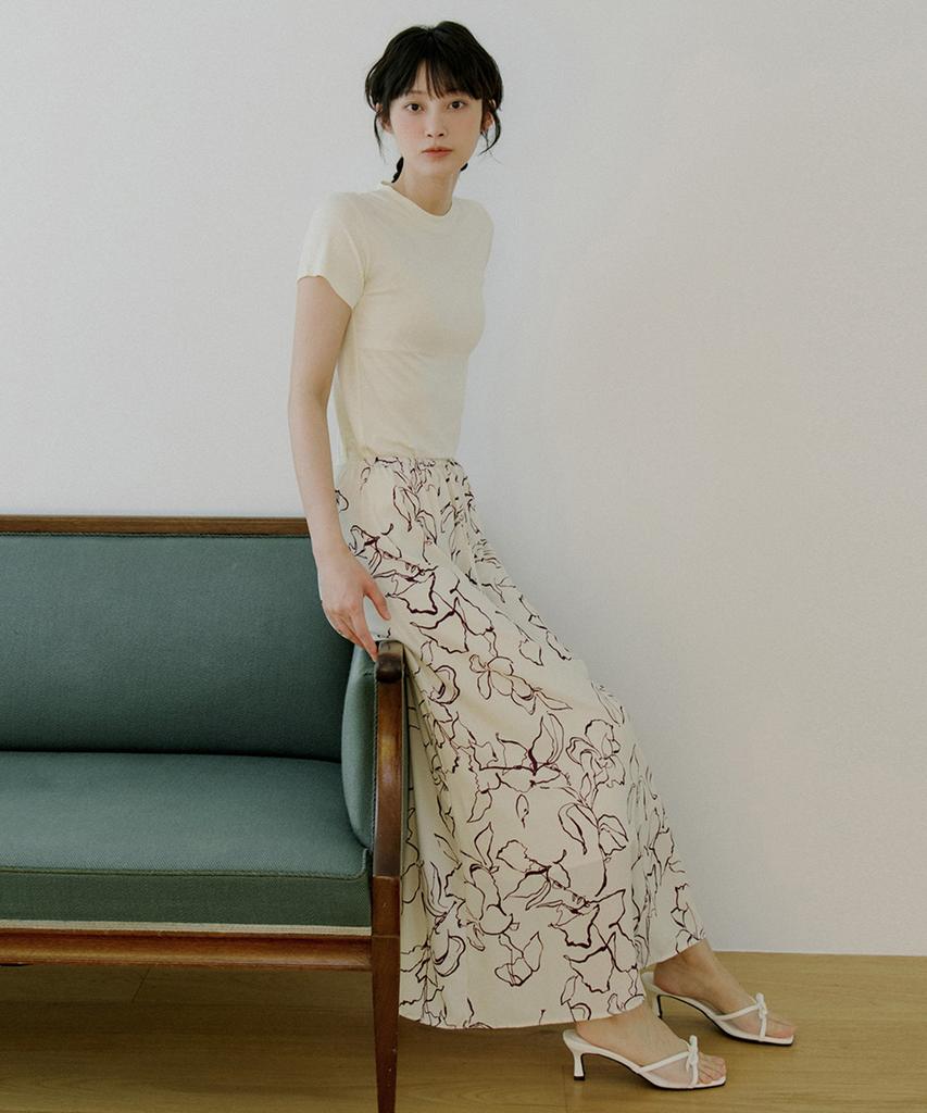 REORG Woi Basic T-Shirts Lemon Butter Milk