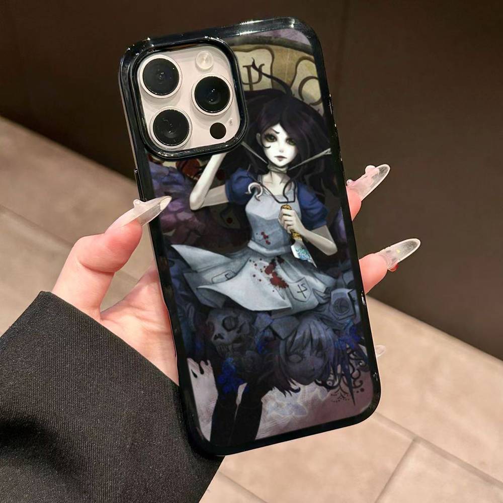 Popular Game A-Alice M-Madness R-Returns For IPhone 17 16 Pro Max Air 15 14 13 12 Mini Plus 11 Hard PC+TPU Phone Back Cover