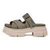 Minimalistische Comfortabele Modieuze Pantoffels Dames Schoenen Mosgroen 1136765-MSG