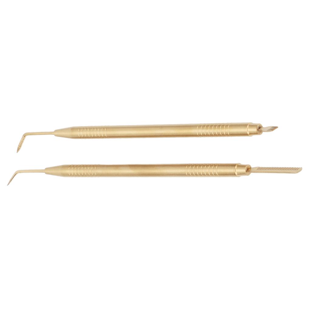 2 In 1 Eye Lash Lift Tool Stainless Steel Double Ended Eyelash Separator Tool for Eyebrow Perming
