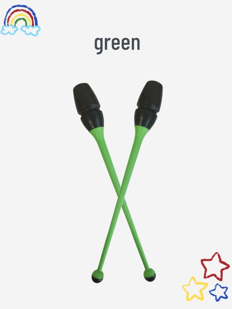 Two-Color Rubber Rhythmic Gymnastics Dance Clubs for Adult Training and Competition