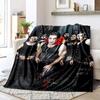 Till Lindemann, lead singer of the German heavy metal rock band Rammstein, blanket for warmth, home decoration for siesta, flannel blanket Y5