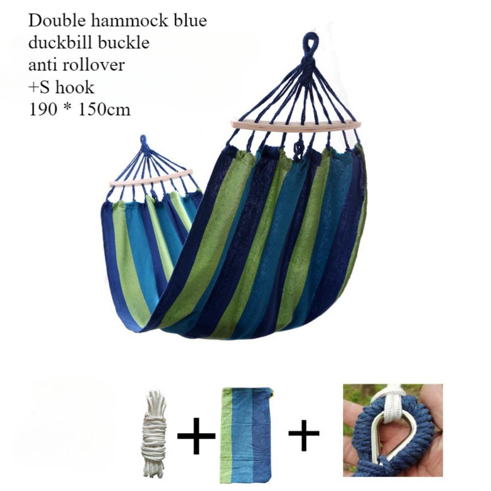 Hängematte, Outdoor-Reisehängematte, Canvas-Hängematte, Einzelhängematte, Doppelhängematte, gebogene Hängematte, Freizeitausrüstung, Parkhängematte, Schaukel