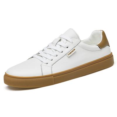 Fashion Sneakers Men Shoes Genuine Leather Men Casual Shoes Hand Stitched Men Leather Shoes Trend Designer Sneakers 2024 New