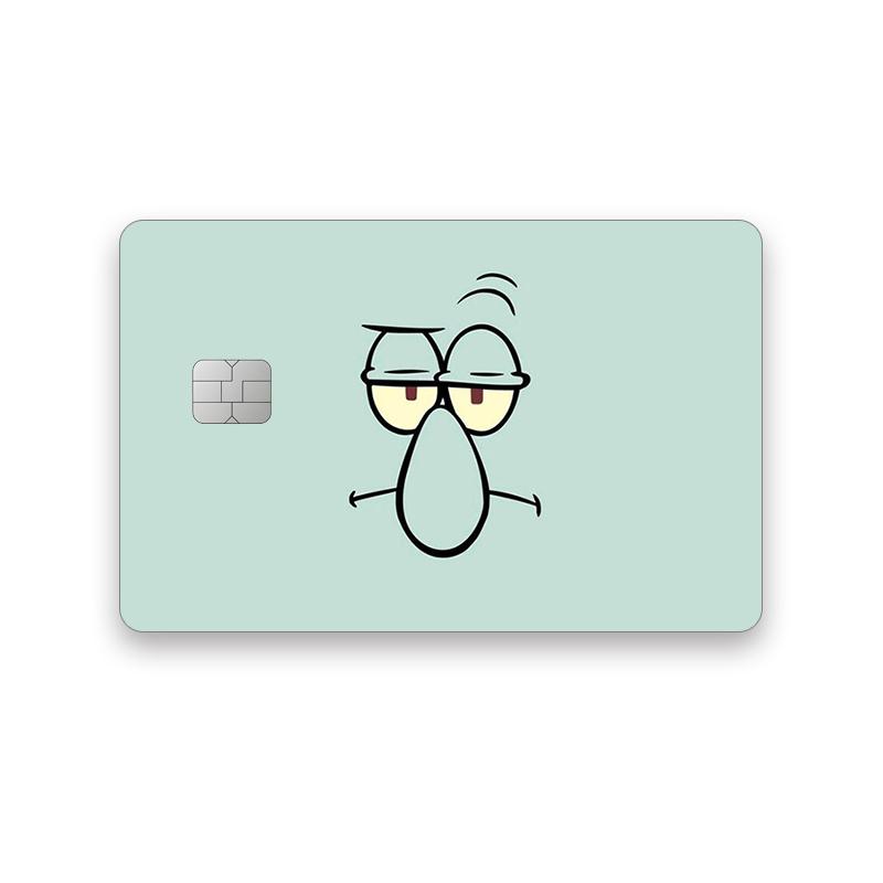 Name Spongebob Card Sticker Diy Kawaii Decor Exquisite Bank Cards Student Study Supplies Decals Patch Documents Birthday Gift