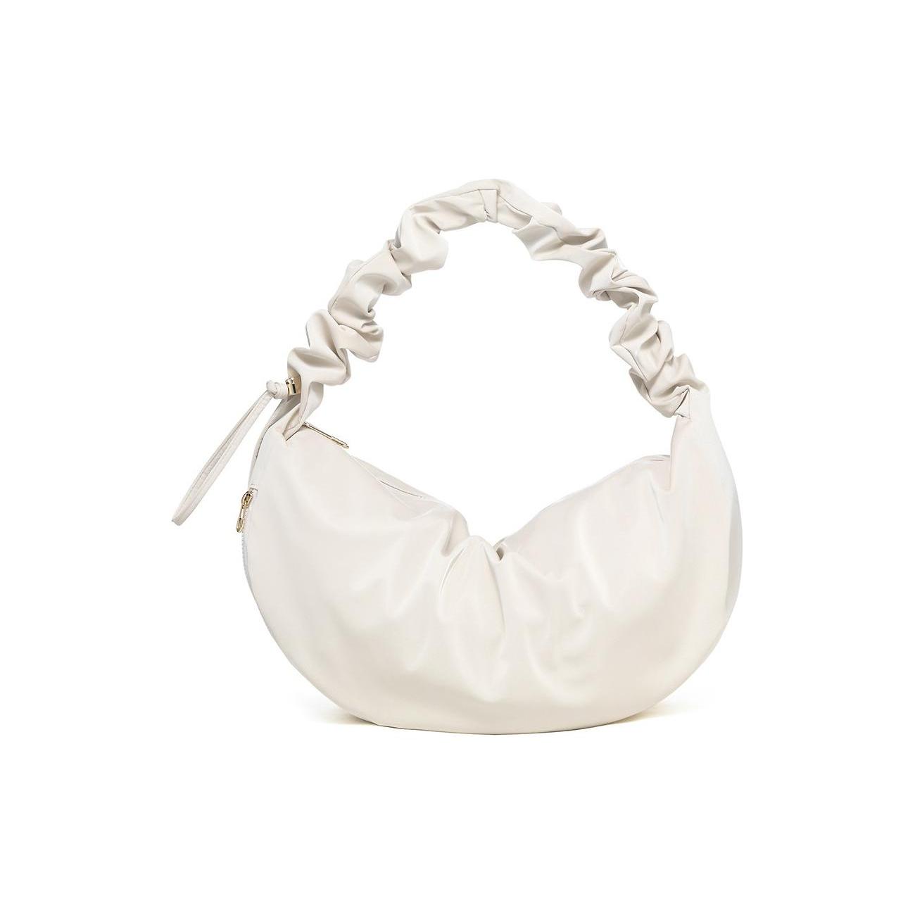 

New CARLYN Artificial Leather One Shoulder Handbags Regular Women s Shiny Ivory H73104010I 55.1*14.0*27.9CM