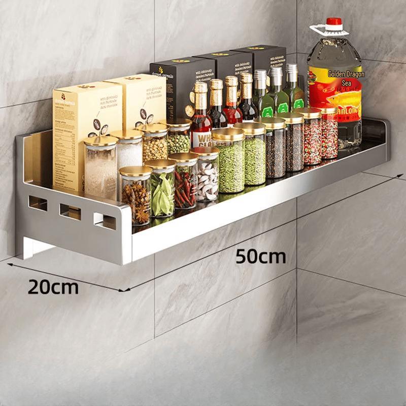 Handon 304 Stainless Steel Wall-Mounted Kitchen Spice Rack