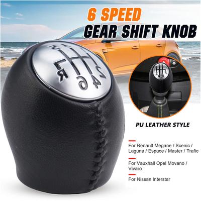 Gear Shift Knob 1pcs 6 Speed 6+R 61mm Height Accessories Decoration Increase Friction Matte Replacement Safety Practical
