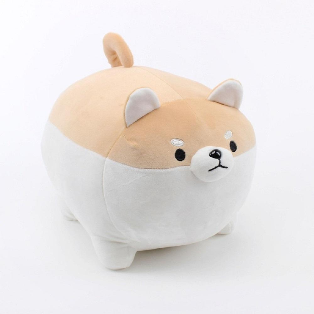 1pcs 40CM Cute Fat Shiba Inu Dog Plush Toy Stuffed Soft Animal Pillow Cushion For Children Kids Birthday Xmas Gifts