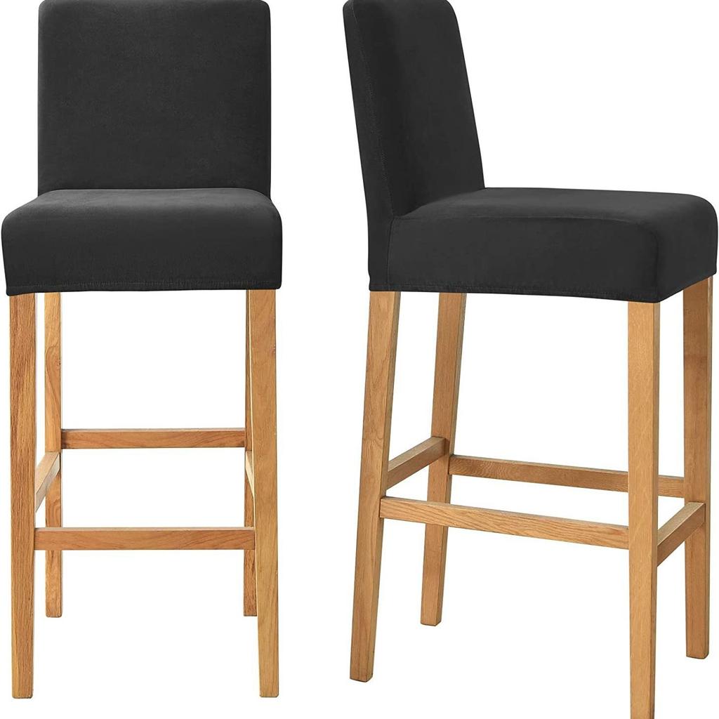 Velvet Low Back Elastic Chair Cover Silver Fox Velvet Bar Chair Cover Hotel Club Dining Table Dining Chair Cover