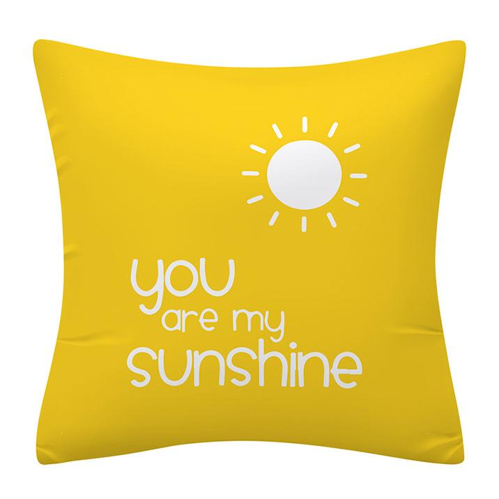 

Подушка Наволочка Короткий Плюш Желтый Простой Цветочный Домашний Декор Наволочка Подушка Комбинация 45 * 45Cm (pillow cover)