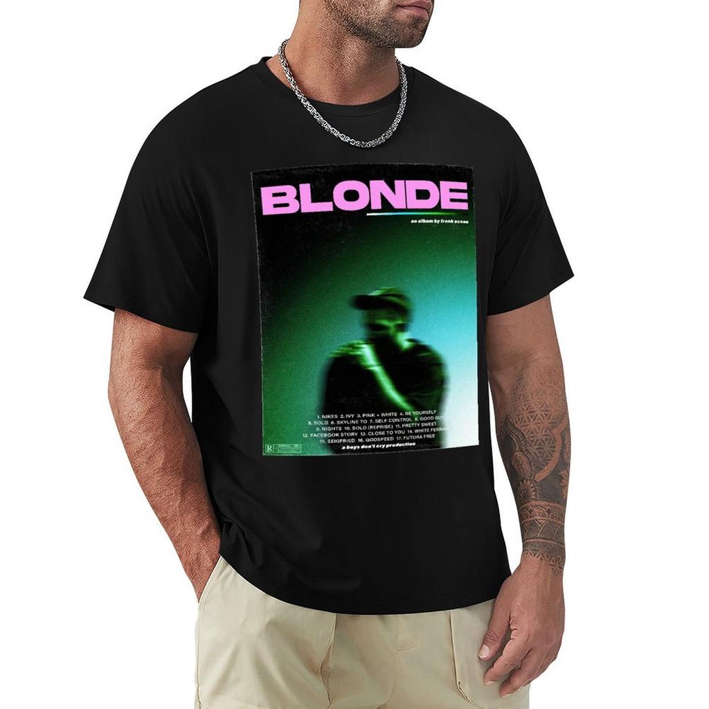 Frank Ocean Blonde Movie Poster Tshirt Athletic Fit Sports Short Sleeve Top