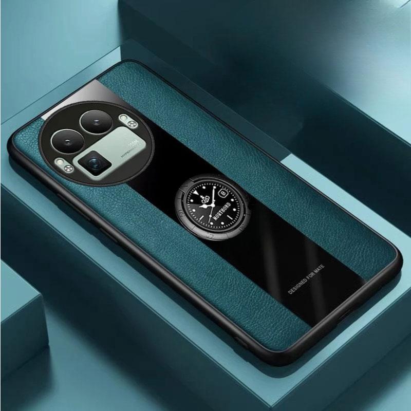 

Magnetic Ring Holder Cases For Realme GT8 Pro PU Leather Shockproof Stand Cover For Realme GT8 GT8Pro Soft Silicone Bumper Case Realme GT8