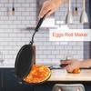 Baking Tool Round Shape Eggs Roll Maker Non-Stick Dual-Sided Waffle Cone Maker Portable Multi-functional Baking Mould Kitchen