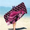 1Pc Monster High Party Beach Towel Microfiber Beach Towel Thin Absorbent For Beach Swimming Yoga Bath Sports 091732