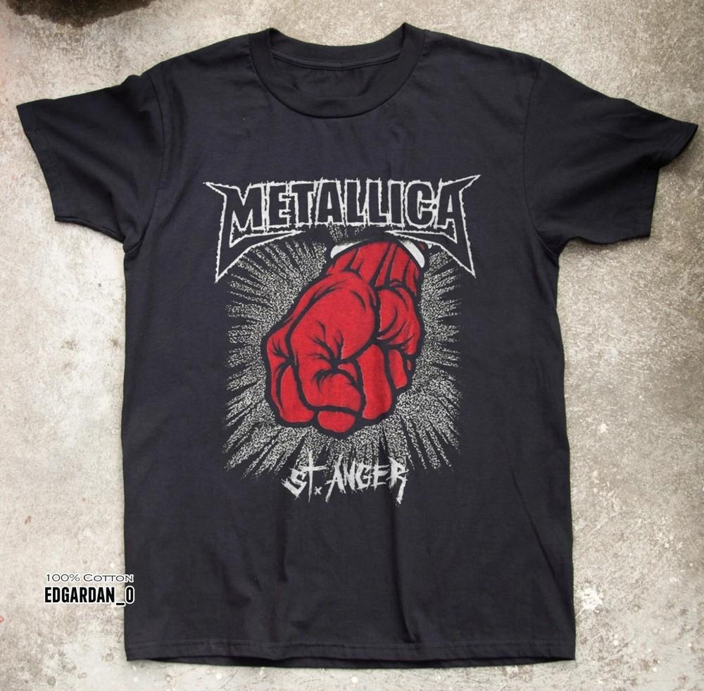 

улица. Anger 2003 Tour Перепечатка Черная Унисекс S–4XL Унисекс Футболка XXXXL
