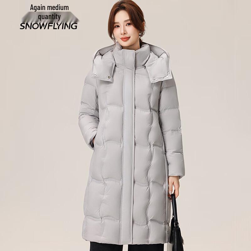 Xuezongfei Damen X2501425544F Kapuzen-Daunenjacke