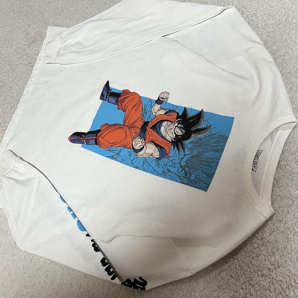 [USED] 00s DORAGONBALL Z L/S Son Goku Sleeve Print Men's L