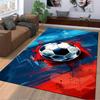 Colorful Soccer Ball Design Rug for Bedroom or Living Room Decor Suitable for Use As an Anti-slip for Living Room Bedroom Sofas