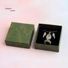 Camouflage Forest Jewelry Box: Green Necklace, Earring, Pendant, and Ring Storage