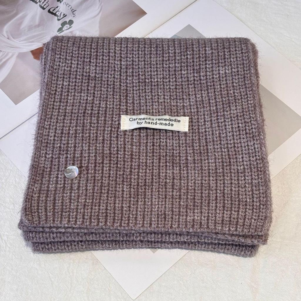 2025 Herbst/Winter Damen Vielseitiger Wollstrickschal - Weich, Warm und Stilvoll Hochwertiger Nackenwärmer