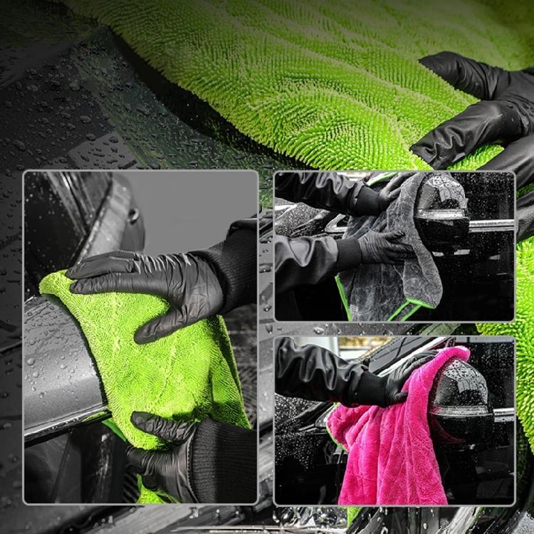 Thick Double Texture Vehicle Drying Towel Rapid Moisture Absorption Streak Proof Cleaning for Automotive Use