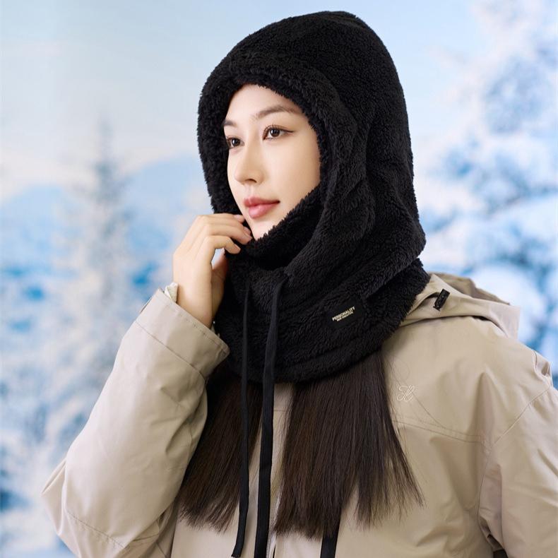 Winter Warm Balaclava Hat Thermal Windproof Ski Hood Motorcycle Face Cover Polar Fleece Adjustable Cycling Full Face Mask Cover