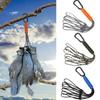 High Strength Paracord Lanyard Multifunctional Anti-lost Braided Woven Keychain Stable Wear-resistant Parachute Cord Carabiner