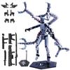 Assembly Completed 5.2In T13 Action Figure 3D Printed Multi-Jointed Movable Titan 13 Lucky Dummy Nova Robot Action Figure Gifts