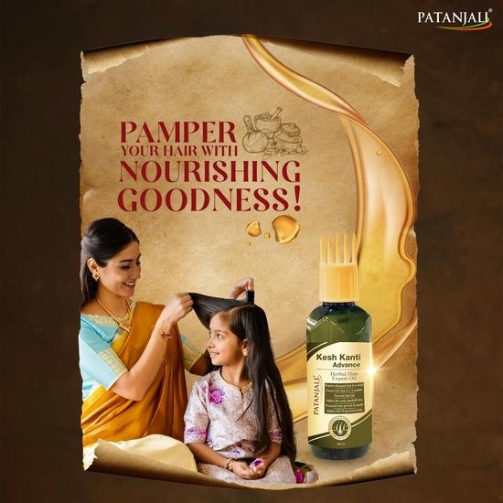 Patanjali Kesh kanti Bylinný olej pro vlasové experty 100 ml - Balení 1 ks