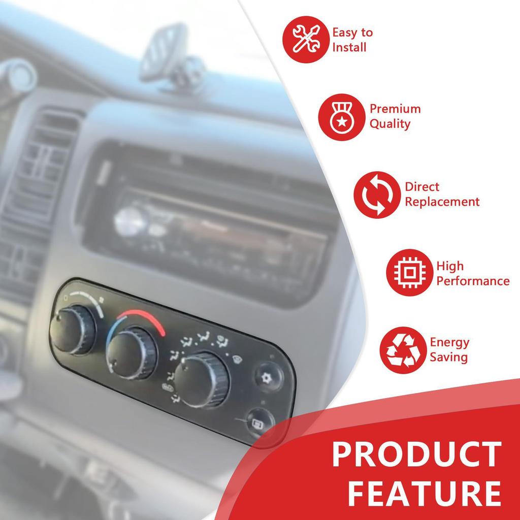 Dodge Jeep RAM 1500 Air Conditioning Control Switch 599-212