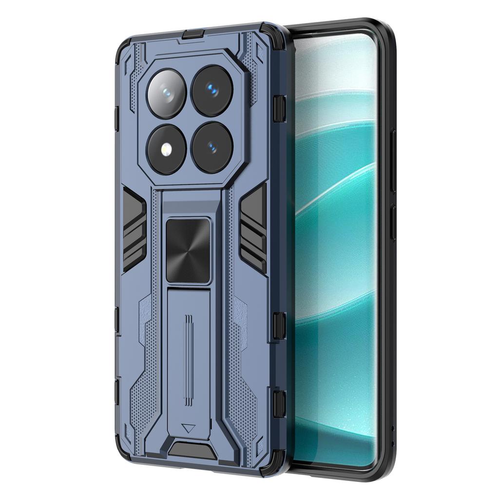 For Xiaomi Redmi Note 14 Pro 5G/Poco X7 5G Case PC + TPU Shockproof Phone Cover with Kickstand
