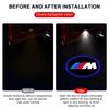 XOJSD1 2Pcs Led Car Door Welcome Lights BMW Logo Projector Lamp For BMW 1 2 3 4 5 7 Series X1 X3 X4 X5 X6 X7 F10 F15 F16 F20 F30 F18